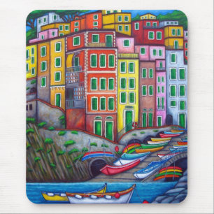 Colours of Riomaggiore - Mousepad