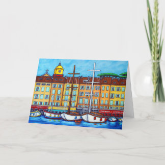Colours of Saint-Tropez Greeting Card