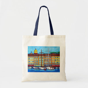 Colours of Saint-Tropez Tote Bag by Lisa Lorenz