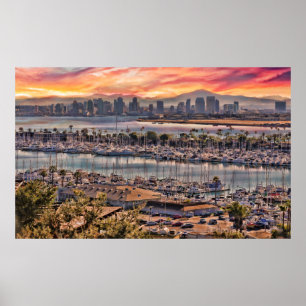 Colours of San Diego Poster