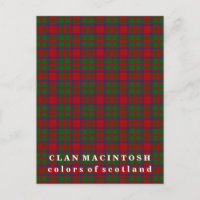 Colours of Scotland Clan MacIntosh Tartan