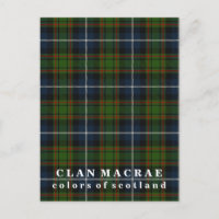 Colours of Scotland Clan MacRae Tartan