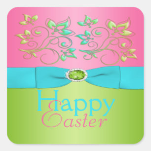 Colours of Spring Easter Sticker