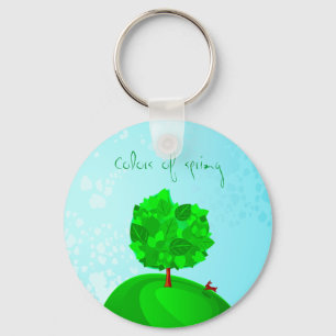 Colours of spring, keychain