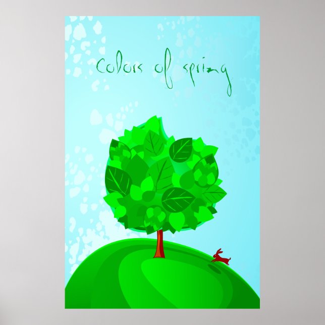 Colours of spring, poster (Front)