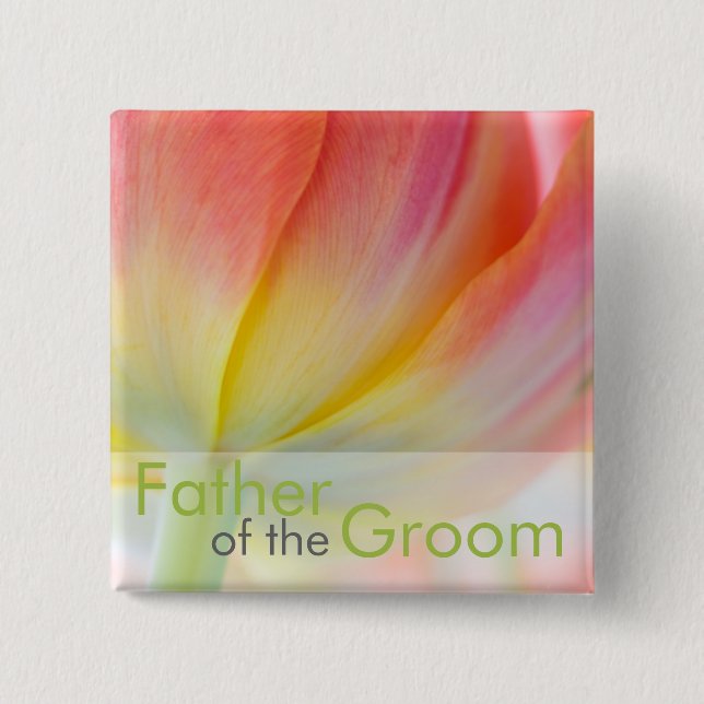 Colours of Spring • Wedding Button (Front)