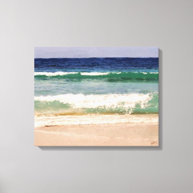 Colours of the Caribbean Wrapped Canvas (Front)