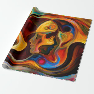 Colours of the Mind series. Design made of element Wrapping Paper