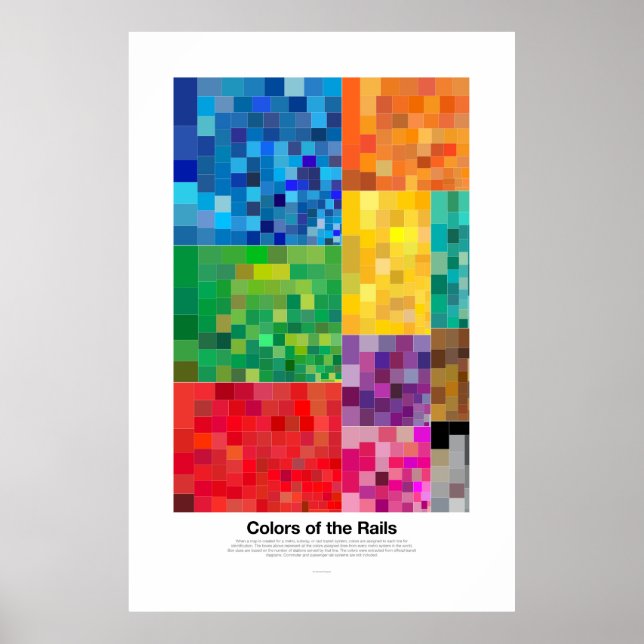 Colours of the Rails (light) Poster (Front)