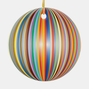 Colours of the Rainbow Ceramic Tree Decoration