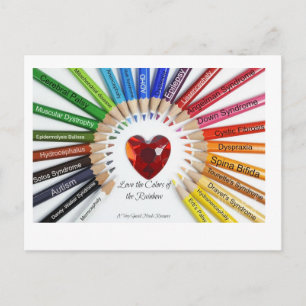 Colours of the Rainbow Postcards