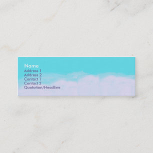 colours of the sky mini business card