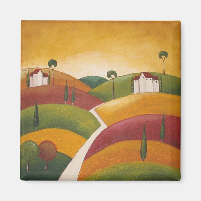 Colours of Tuscany Magnet (Front)