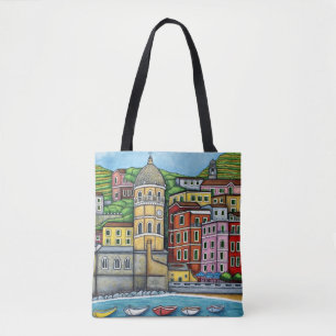 Colours of Vernazza By Lisa Lorenz Tote Bag