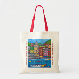 Colours of Vernazza, Cinque Terre Tote Bag