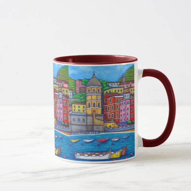Colours of Vernazza Coffee Mug (Right)