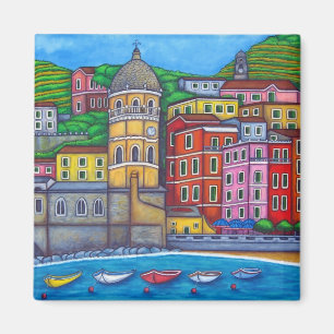 Colours of Vernazza Magnet