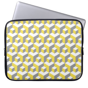 Colours of year 2021 illuminating yellow and ultim laptop sleeve