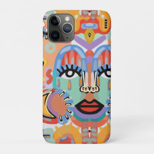 Colours, Patterns, and Overlapping Faces Case-Mate iPhone Case