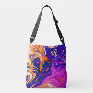 Colours Storm   Best abstract painting Crossbody Bag