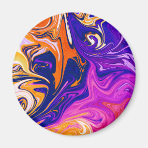 Colours Storm Best abstract painting Magnet