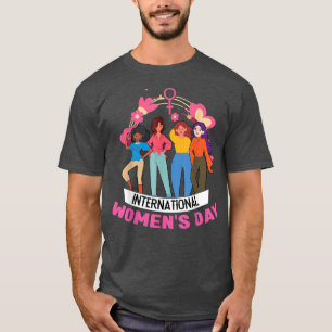 Colours Unity Diversity Feminism International Wom T-Shirt