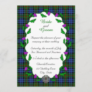 Colquhoun Celtic Wedding Invitation