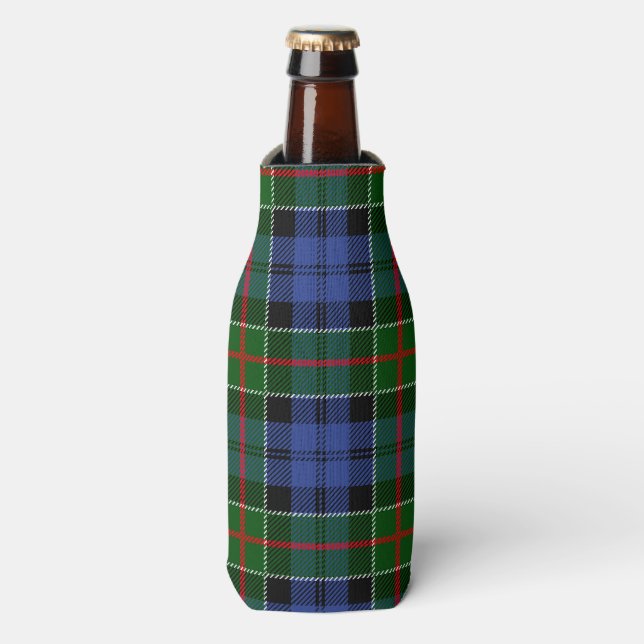 Colquhoun Scottish Clan Tartan Plaid Pattern Bottle Cooler (Bottle Front)