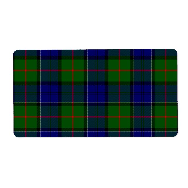Colquhoun tartan blue green plaid (Front)