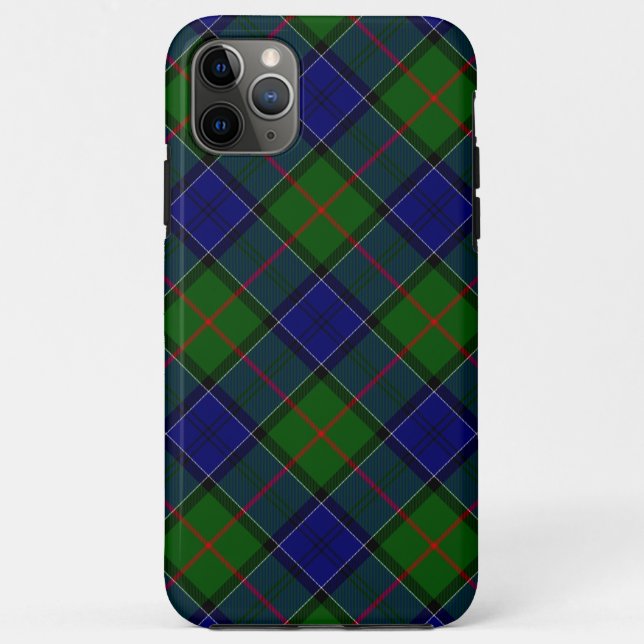 Colquhoun tartan blue green plaid Case-Mate iPhone case (Back)