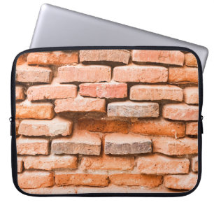 Colse up old brick wall background and texture. ag laptop sleeve