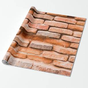 Colse up old brick wall background and texture. ag wrapping paper