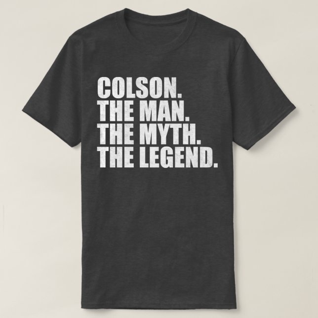 ColsonColson Name Colson given name T-Shirt (Design Front)