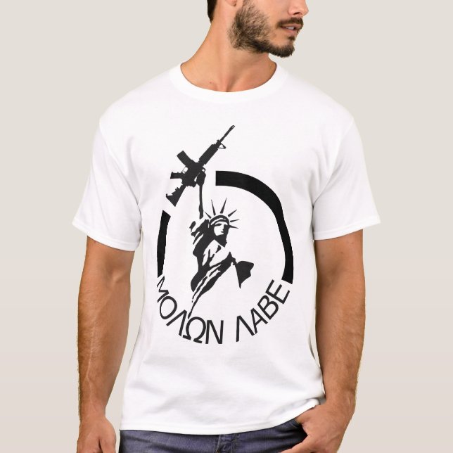 Colt M4A2 - MOLON LABE T-Shirt (Front)