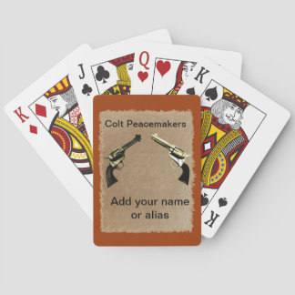 Colt Peacemakers Playing Cards