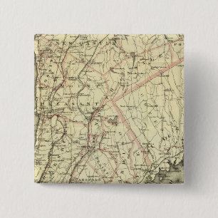 Colton's Driving and Wheeling Map of the US 2 15 Cm Square Badge