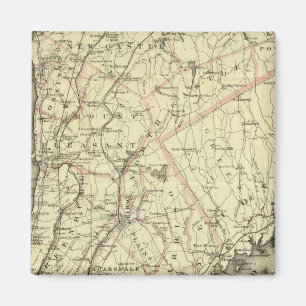 Colton's Driving and Wheeling Map of the US 2 Magnet