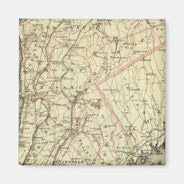 Colton's Driving and Wheeling Map of the US 2 Magnet (Front)