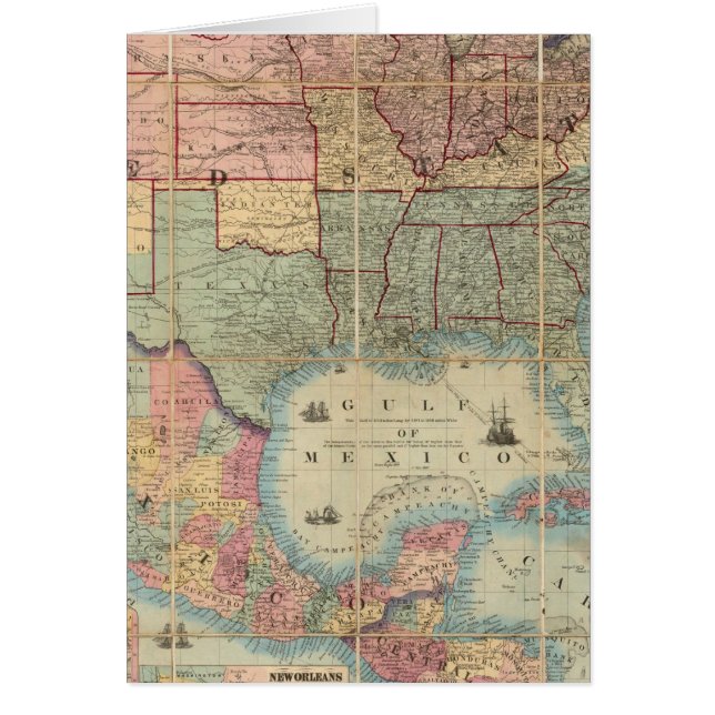 Colton's Railroad And Military Map (Front)