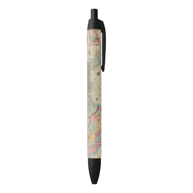 Colton's Railroad And Military Map Black Ink Pen (Bottom (Vertical))