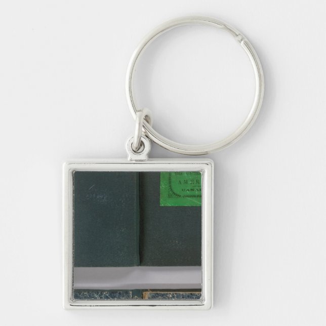 Colton's Railroadand County Map, United States Key Ring (Front)