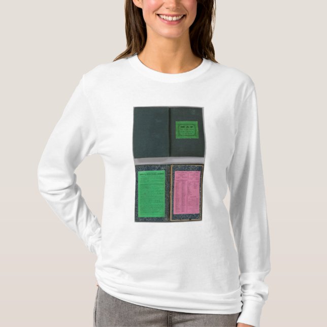 Colton's Railroadand County Map, United States T-Shirt (Front)