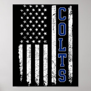 Colts Name Vintage Retro Gift Men Women Boy Girl Poster
