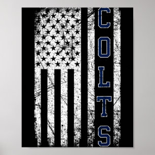 Colts Name Vintage Retro Gift Men Women Boy Girl Poster