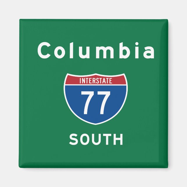 Columbia 77 magnet (Front)