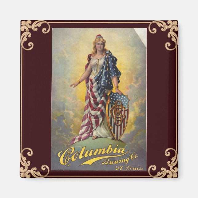 Columbia Brewing Co. Poster Magnet (Front)