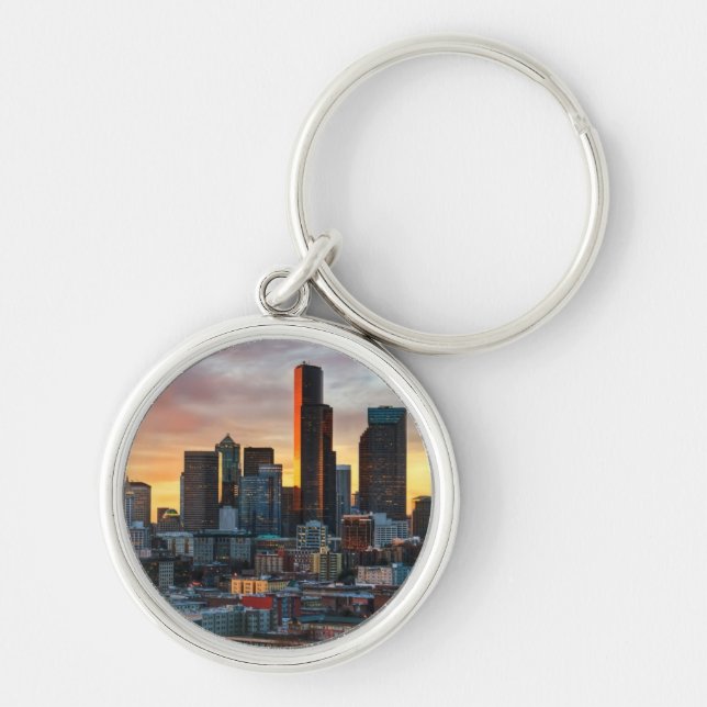 Columbia centre and downtown Seattle, Seattle Key Ring (Front)