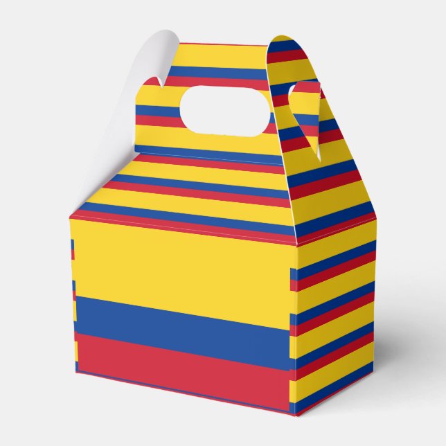 Columbia flag Favour Box (Front Side)