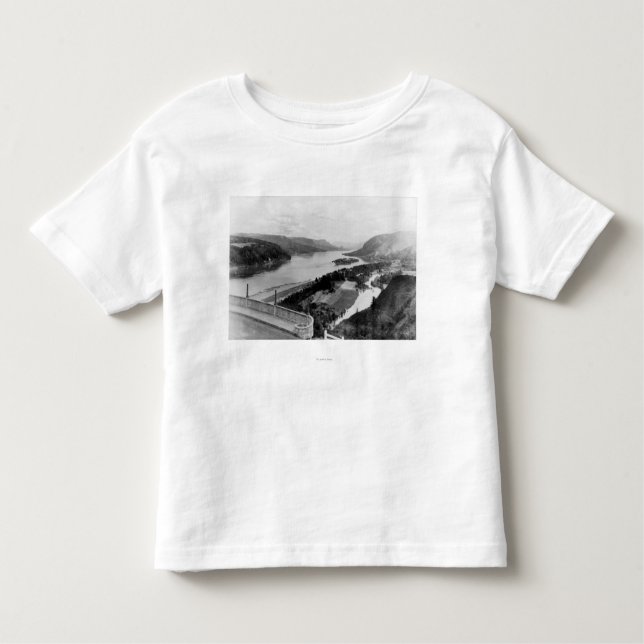 Columbia Gorge View from Vista House Photograph Toddler T-Shirt (Front)