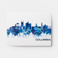 Columbia Missouri Skyline Blue